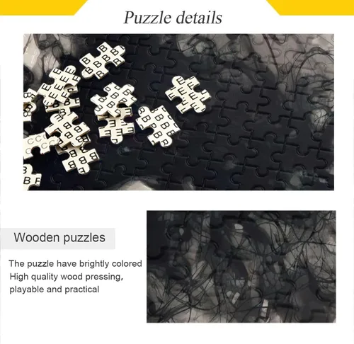 Miniatura 2 de Rompecabezas de 1000 piezas para adultos American African Black Girl Wood Puzzles Educativo Cerebro 21216876 Chica negra africana americana 21216876