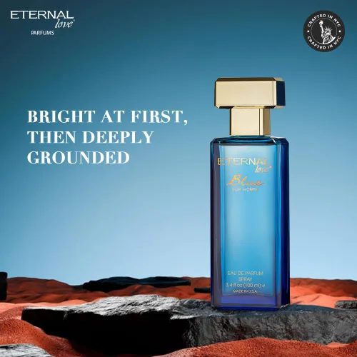 Miniatura 3 de Eternal Love Blue para Mujeres - Espray de Eau de Parfum de Larga Duración - Aroma Floral Suave y Polvoriento con Vainilla y Jazmín - Fragancia