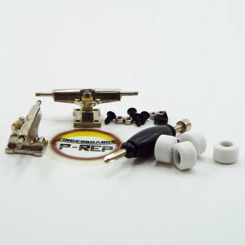 Miniatura 4 de Patineta para dedos de madera roja Peoples Republic con ruedas con cojinetes básicos Kit de inicio