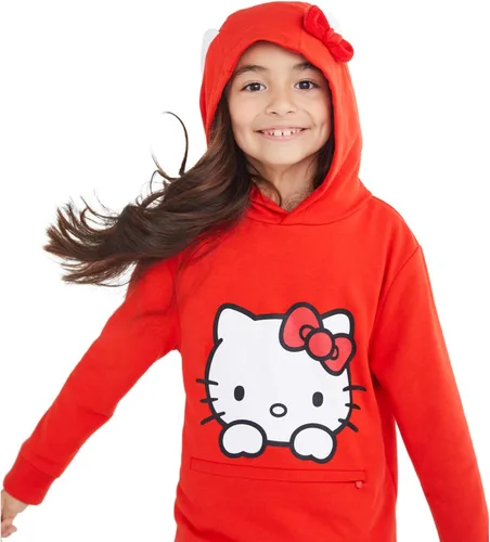 Miniatura 5 de Cubcoats Hello Kitty 2 en 1 Transforming Pullover Sudadera con capucha y suave Plushie