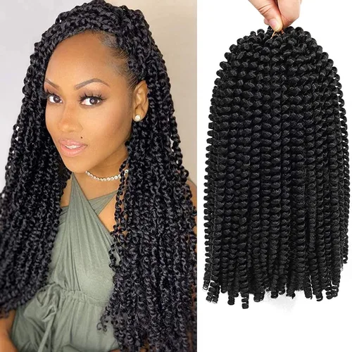 Beyond Beauty - Trenzas de ganchillo con rizos de primavera de 12 pulgadas para Butterfly Locs Bomb Twist Crochet Hair Beyond Beauty Ombre colores 1b