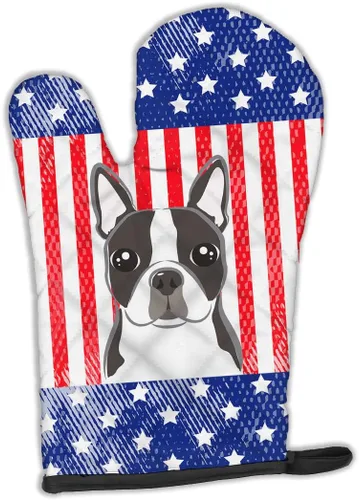 Miniatura 96 de Caroline's Treasures BB4020OVMT Dog House Collection Border Collie - Guante de horno grueso resistente al calor para sartenes calientes y horno