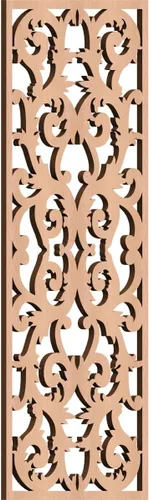Meadville Paneles decorativos de pared de madera con calado, 9 3/8 pulgadas de ancho x 24 3/8 pulgadas de alto x 1/4 de alto, aliso