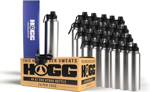 Miniatura 7 de Hogg Caja de botella de 18 oz Duo Hydro Handle (paquete de 24) para bricolaje, personalizable, añade logotipo, vinilo, tinta de alcohol o purpurina