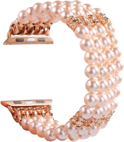 Miniatura 12 de Compatible con Apple Watch Band de 38/40/41/42/44/45/49 mm para mujeres, iWatch Bands Series 9/8/7/6/5/4/3/2/1, correa de reemplazo de pulsera