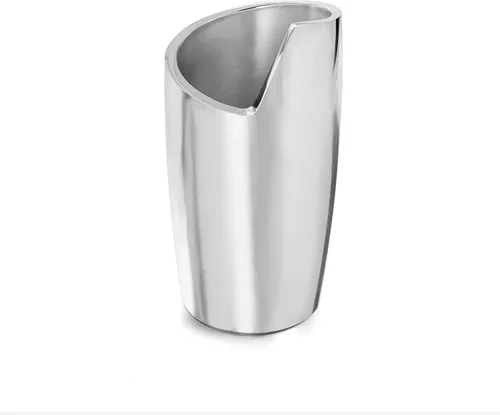 Miniatura 2 de nambe - Enfriador de vino en espiral, cubo de metal de mesa para mantener el vino frío, enfriador de botellas de vino aislado para fiestas, bar
