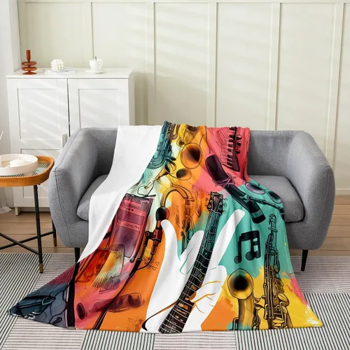 Miniatura 11 de jejeloiu Cute Mushroom Decor Plush Throw Blanket, For Kids Boys Girls 40"x50" Botanical Plants All Season,Bed Blanket Cartoon Mushrooms Flannel