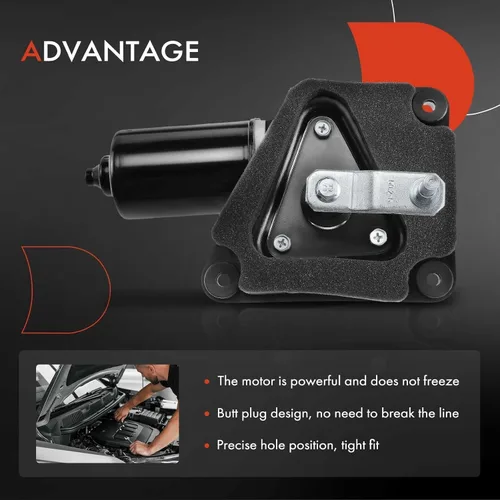 Miniatura 6 de A-Premium Motor del limpiaparabrisas delantero compatible con Ford Bronco/F-150/F-250/F-350 1987-1996, F Super Duty 1988-1994, F53/F59 1988-1996