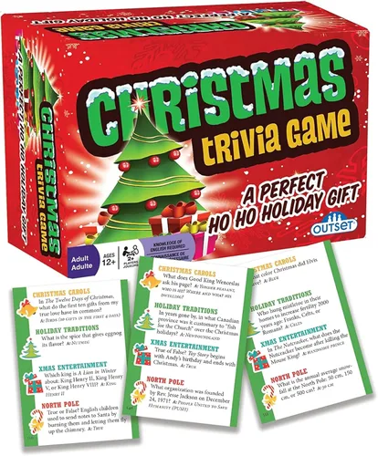 Miniatura 2 de Juego de trivia de Navidad: un Ho-Ho perfecto contiene más de 200 cartas, gran juego de fiesta para edades de 12 años en adelante juegos de cartas
