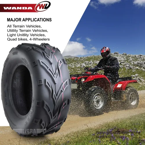 Miniatura 5 de Juego de 4 neumáticos WANDA para Go Kart 145/70-6 145x70x6 delanteros y 16x6-8 16x6x8 traseros P361