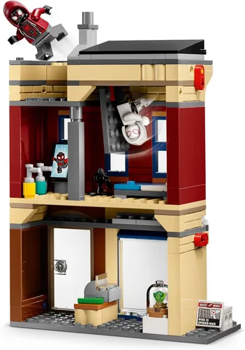 Miniatura 3 de LEGO Marvel Spider-Man vs. Oscorp Juego de Construcción de Juguete - Set de Juego de Simulación con 8 Minifiguras de Juguete para Niños y Niñas