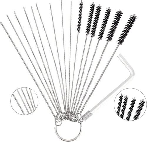 Miniatura 8 de AHL Kit de herramientas de limpieza de carburador, limpiador de eliminación de chorro de suciedad de carburador para ATV, UTV, motocicleta