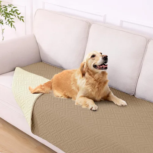 Miniatura 28 de hyha Manta impermeable para perro, manta suave para cama de perro, manta para mascotas, funda de sofá impermeable lavable para perros, fundas Gris