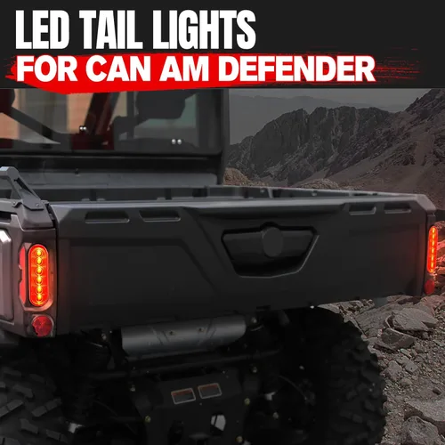 Miniatura 2 de A & UTV PRO Luz trasera LED para Can Am Defender/Defender MAX HD5 HD8 HD10 2016-2020, luz de rotura UTV, luz de marcha atrás, accesorios de montaje