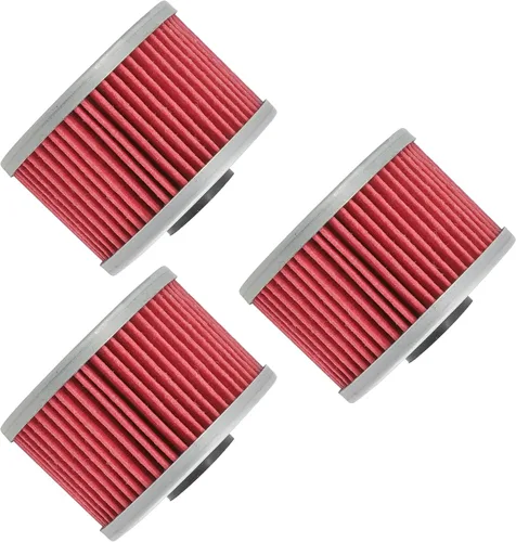 Miniatura 4 de Caltric Paquete de 3 filtros de aceite compatibles con Honda Xr650L Xr-650L Xr650R Xr-650R Xr 650R 1993-2025