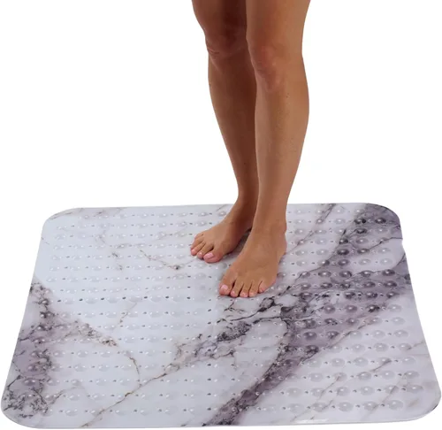 Miniatura 21 de ENKOSI Tapete de ducha extra grande antideslizante – 47 x 32 pulgadas – Tapete de ducha de baño XL – Tapetes de ducha grandes para suelos de ducha