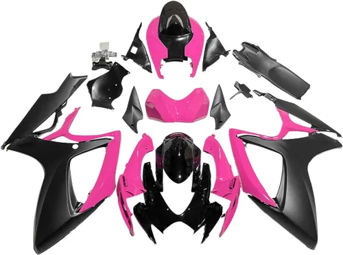 Miniatura 30 de Kit de carenado de plástico ABS para GSXR600 GSXR750 2006 2007 K6 06 07 Carenados de inyección Carenados de carrocería completa - Negro mate