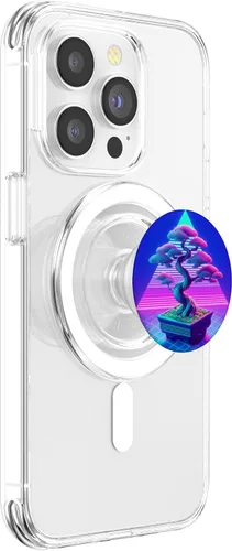 Miniatura 4 de Bonsai Tree Vaporwave Retrowave Synthwave Outrun Aesthetic PopSockets Adhesive PopGrip