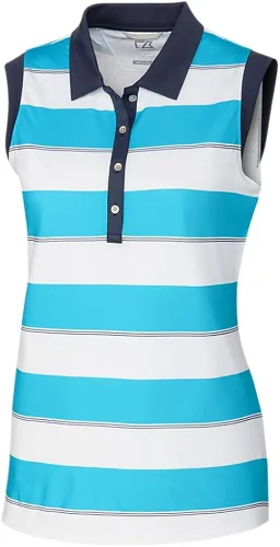 Miniatura 3 de Cutter Buck Drytec UPF 50 - Camisa polo sin mangas para mujer
