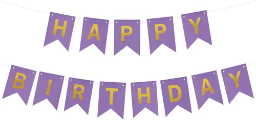 Miniatura 14 de Cartel de feliz cumpleaños con letras brillantes con purpurina para decoración de cumpleaños, suministros de decoración de fiesta (negro)