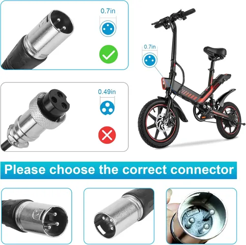 Miniatura 2 de Cargador XLR macho de 29V 5A de 3 pines para batería de 24 V para movilidad del orgullo, silla eléctrica Jazzy, Lakematic, Golden Technologies