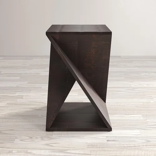 Miniatura 12 de Jofran Global Archive Jasper - Mesa de madera moderna, color espresso