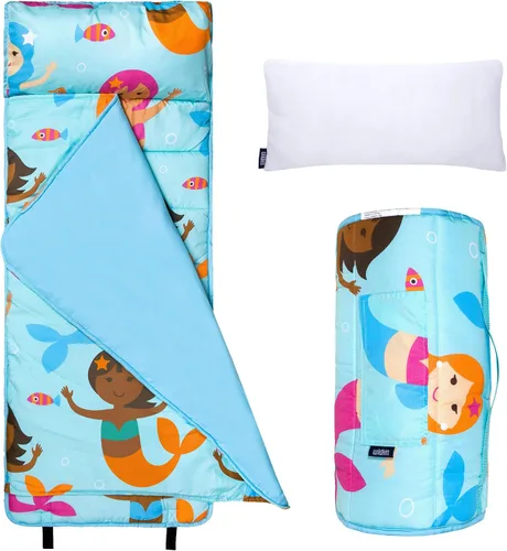 Miniatura 18 de Wildkin Tapete infantil de microfibra para siesta con almohada para niños y niñas, tapete suave y acogedor para guardería, preescolar, jardín