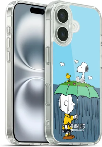 Miniatura 74 de Head Case Designs Funda de gel con licencia oficial de Peanuts Snoopy & Woodstock Halfs and Laughs [protección de grado militar] compatible