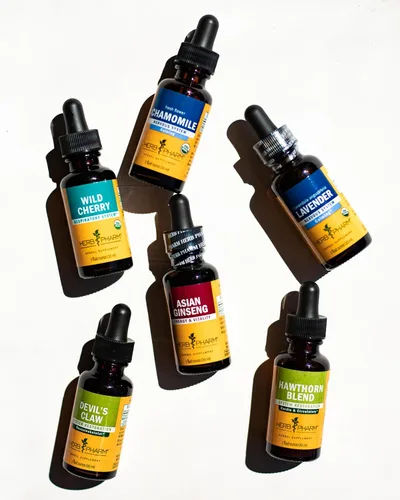 Miniatura 8 de Herb Pharm Extracto líquido orgánico certificado de corteza de cereza silvestre para apoyo respiratorio - 1 onza