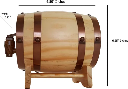 Miniatura 3 de Juegos de fiesta y regalos de entretenimiento - Juego de beber vaso de chupitos de tres en raya, juego de tapa de botella de cerveza con Oak Barrel