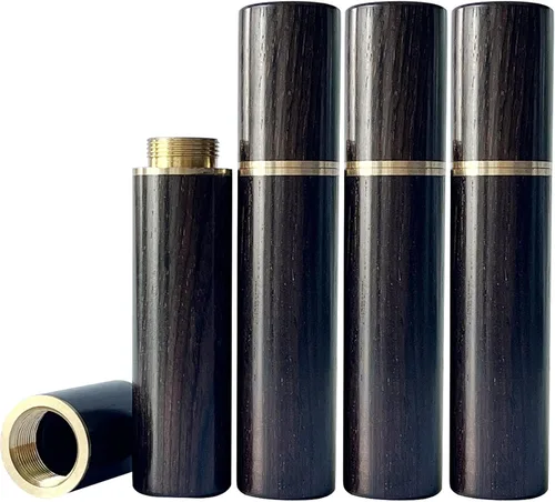 Miniatura 7 de Mini urnas de madera para cenizas, juego de 2 pequeñas urnas de madera, elegantes y portátiles urnas de recuerdo para cenizas humanas conmemorativas