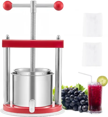 Miniatura 11 de Prensa de Vino de Frutas VEVOR