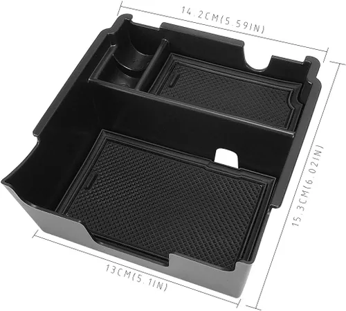 Miniatura 6 de auovo Organizador de consola central para Subaru Crosstrek e Impreza 2018 2019 2020 2021 2022 2023 Accesorios interiores Bandeja de almacenamiento
