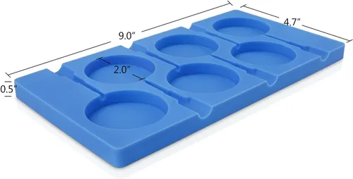 Miniatura 2 de Beasea Molde grande para piruletas, 6 cavidades de silicona, moldes de lechón, moldes de caramelo duro para chocolate, dulces, hielo, paletas