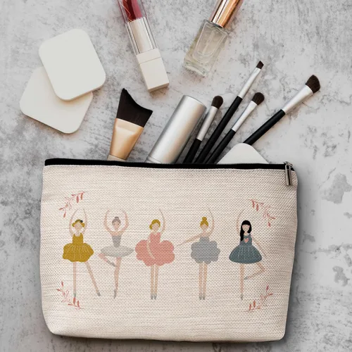Miniatura 3 de ZIIUFRN Regalos de agradecimiento para mujeres, bolsa de maquillaje con cita inspiradora, bolsa de cosméticos de viaje para amigos, hermanas