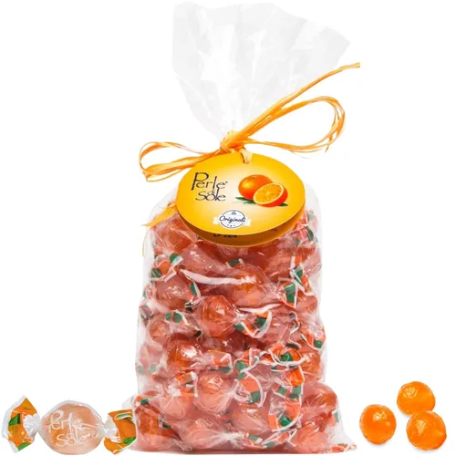 Miniatura 12 de Perle di Sole Gotas de caramelo de limón italiano, caramelo duro de limón envuelto individualmente, caramelos cítricos gaseosos y agrios