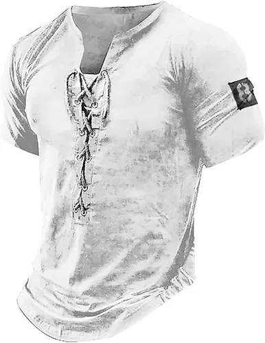 Miniatura 2 de XDTDRYRYU Camisetas para hombre con cuello en V, manga corta, ajustadas, transpirables, transpirables, para gimnasio