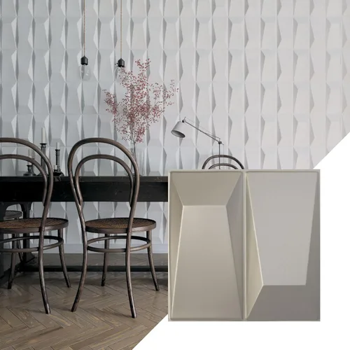 Miniatura 15 de Ekena Millwork WP12X12LOWH 11 7/8 pulgadas de ancho x 11 7/8 pulgadas de alto Locke EnduraWall Decorativo 3D Panel de pared cubre 0.98 pies cuadrados