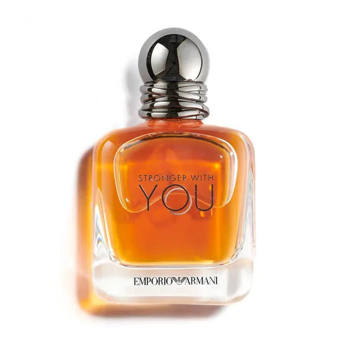 Armani Beauty - Stronger With You - Eau de Toilette - Colonia para Hombre - Fragancia picante cálida - Castaño, lavanda, salvia tierna, notas de