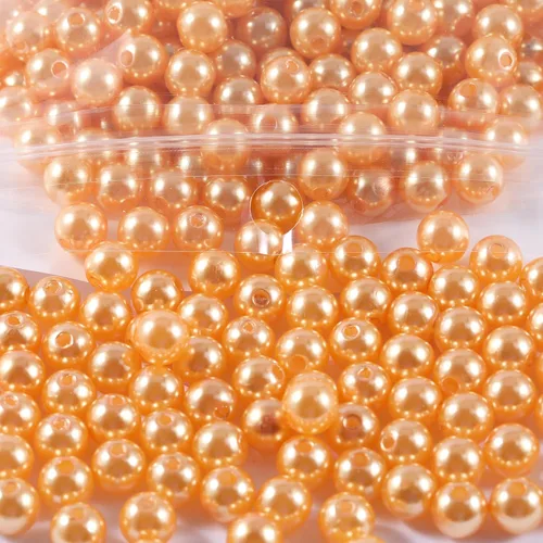 Miniatura 22 de 1970 piezas Cuentas de Perla para Hacer Joyas, 6 Tamaños con Agujero para Pulseras, Collares, Aretes, Kit de Manualidades DIY, Regalos para Mujeres