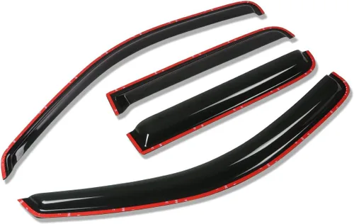 Miniatura 13 de Dodge Grand Caravan / Chrysler Town & Country protector deflector de lluvia, parasol para pegar en el vidrio, 2 unidades.