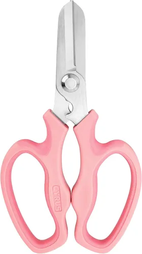 Miniatura 8 de CYRUS Tijeras de jardín Podadora con dientes de sierra Tijeras de poda Flor afilada (Azul con diente de sierra) Anti-Slip Ergonomic Grips Florist