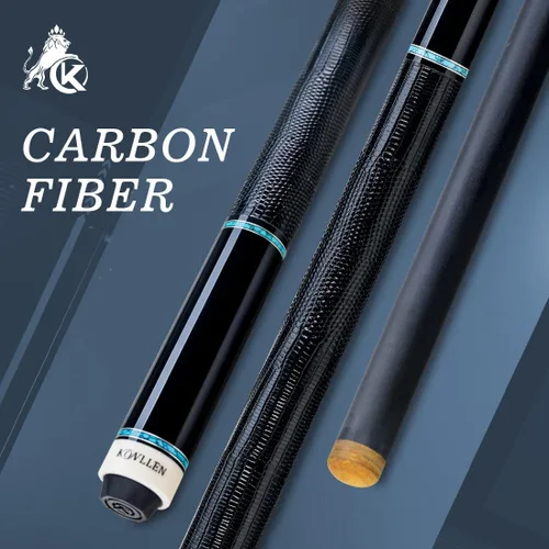 Miniatura 2 de KONLLEN Carbon Fiber Pool Cue Stick 58-inch Professional Pool Sticks for Adults Full Carbon Technology Low Deflection Pool Cue Billiard Cues with