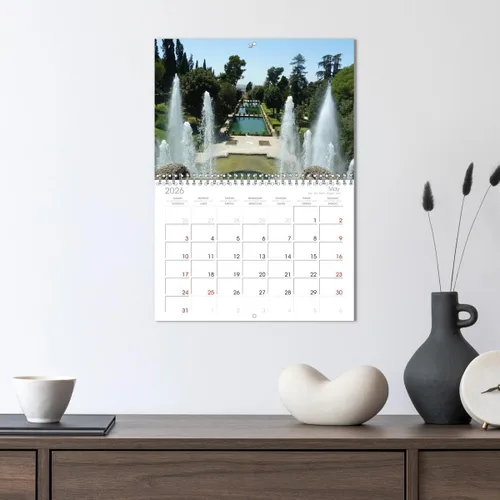 Miniatura 3 de The Hanging Gardens of Tivoli - The Villa d'Este (calendario mensual de pared 2024 11.7 x 16.5 pulgadas (abierto)), calendario de 14 meses CALVENDO