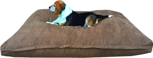 Miniatura 6 de Almohada ortopédica prémium con espuma viscoelástica para cama de perro, con revestimiento interior impermeable y cubierta externa de microgamuza