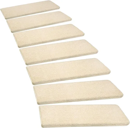 Miniatura 20 de PURE ERA Bullnose - Juego de peldaños de alfombra para escaleras, sin cinta, antideslizante, protectores de escaleras para interiores, alfombras