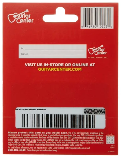 Miniatura 2 de Guitar Center Tarjeta de regalo $25