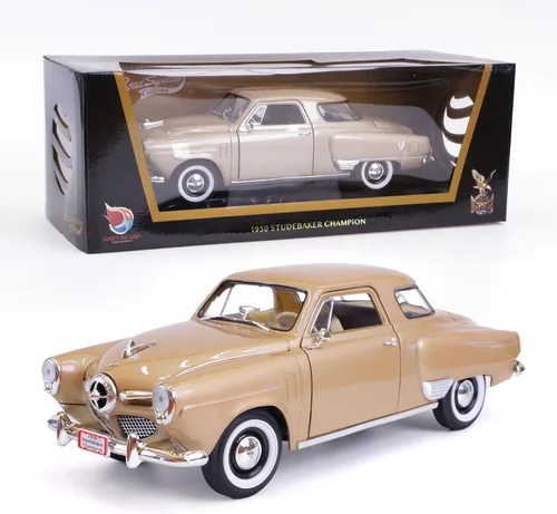 Miniatura 36 de 1948 Tucker Torpedo Escala 1/18 Modelo de Metal Fundido a Presión Premium Colección Clásica Vintage de Aleación de Coches con Vitrina, para Hombres
