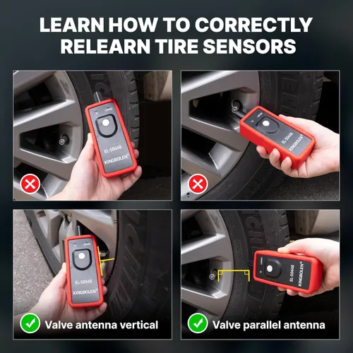 Miniatura 6 de KINGBOLEN EL-50448 herramienta de aprendizaje TPMS para el sistema de monitoreo de presión de neumáticos automático de GM, herramienta de activación