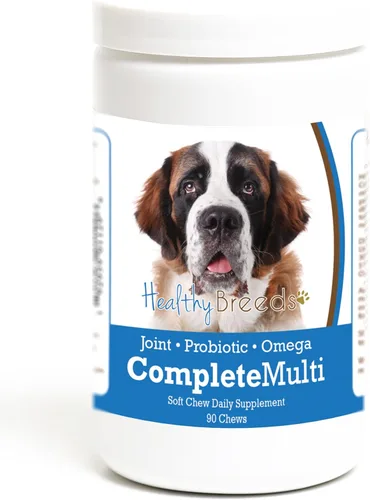Miniatura 319 de Healthy Breeds Pug todo en uno multivitamínico suave masticable 60